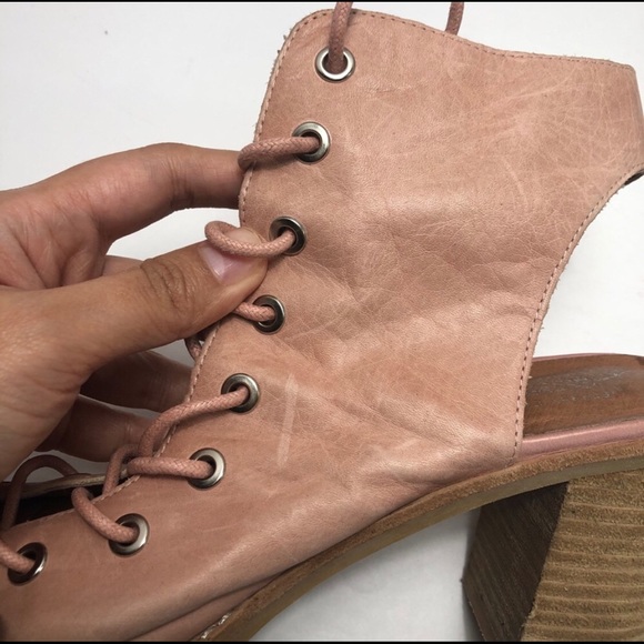 FREE PEOPLE JEFFREY CAMPBELL Minimal Lace Up Heels - Picture 12 of 12